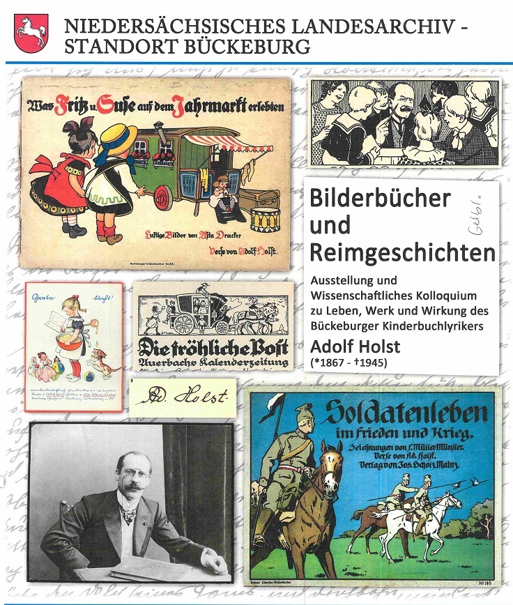 Bilderbücher und Reimgeschichten -- Ausstellungsplakat