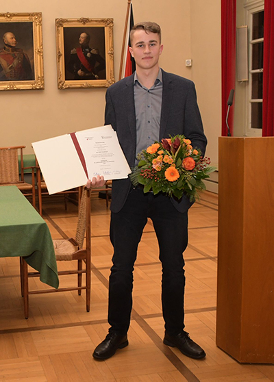 Der Preisträger Jann Keno Grundmann
