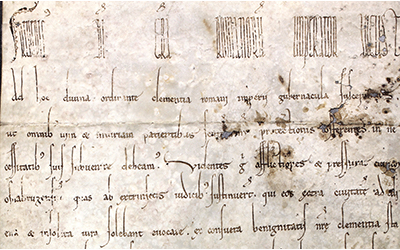 Urkunde aus dem Jahr 1171